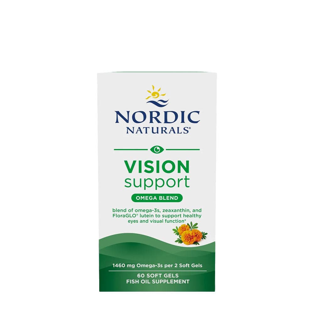 Nordic Naturals Vision Support 60 miękkich kapsułek – Nordic Naturals opakowanie
