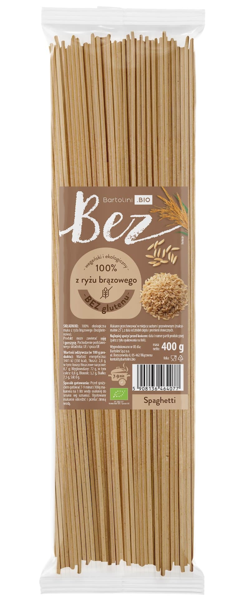 Bartolini – Pasta aus braunem Reis