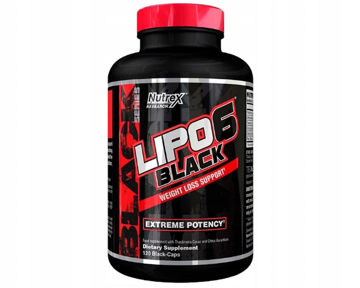 Nutrex Lipo-6 Black - 120 kapslar