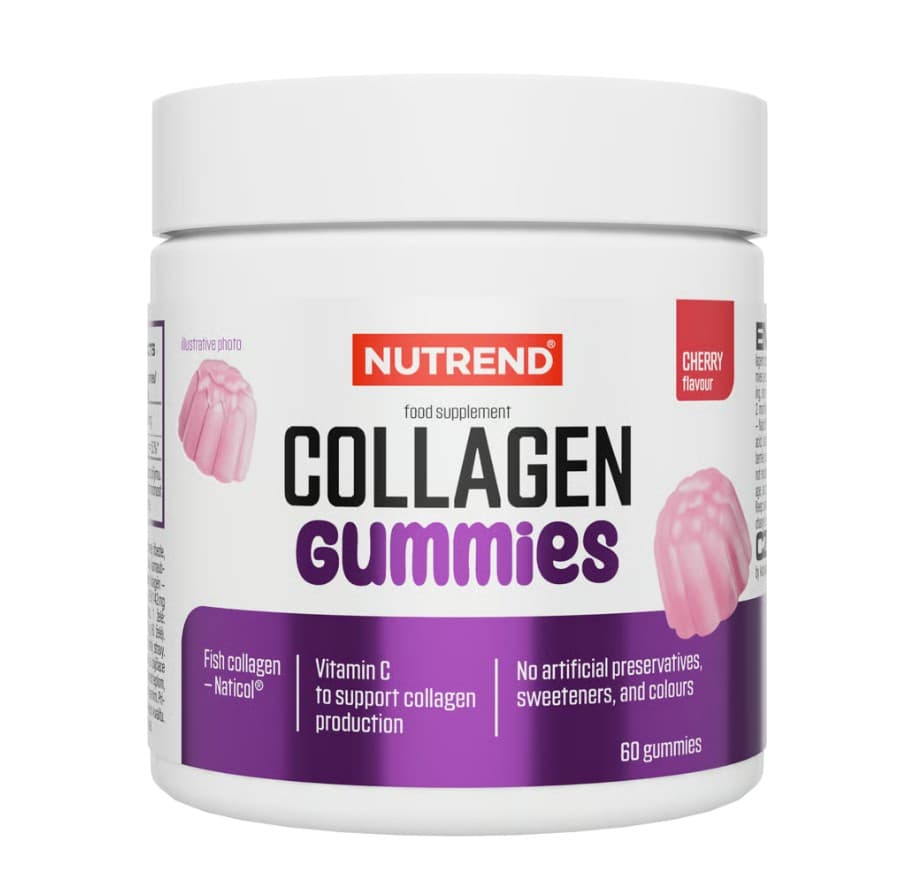 Nutrend - Collagen Gummies, Cherry - 60 Gummies – Nutrend Verpackung