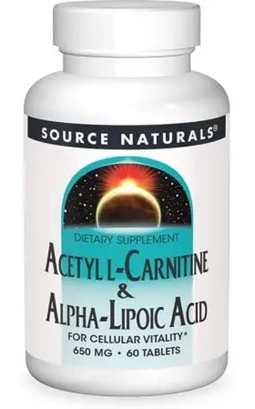 Source Naturals - L-Carnitine & Alpha-Lipoic Acid - 60 tablets – Source Naturals packaging