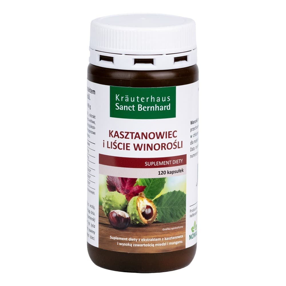 Sanct Bernhard - Paardenkastanje-extract – Kräuterhaus Sanct Bernhard verpakking
