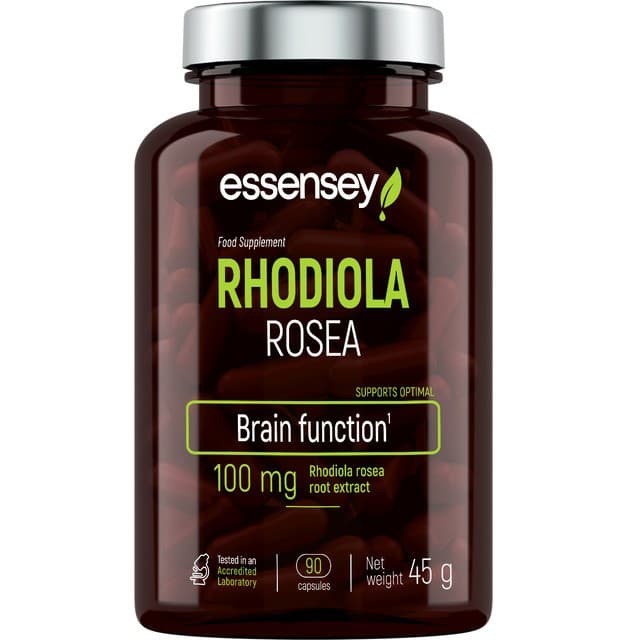 Essensey - Rhodiola Rosea 100mg - 90 Capsules – Essensey verpakking