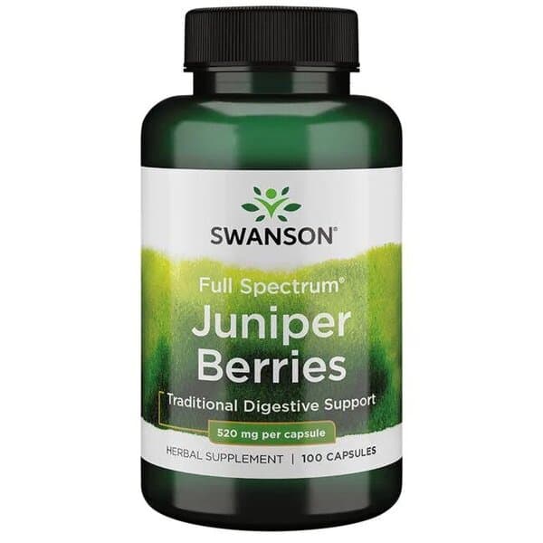 Swanson - Full Spectrum Juniper Berries - 100 kapsułek – Swanson opakowanie