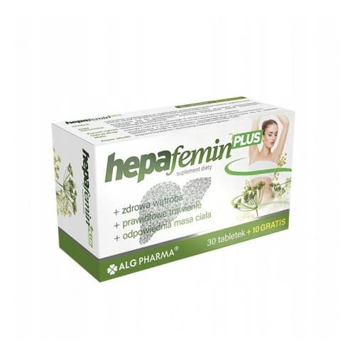Alg Pharma - Hepafemin PLUS - 40 Tablets (30 + 10 free)