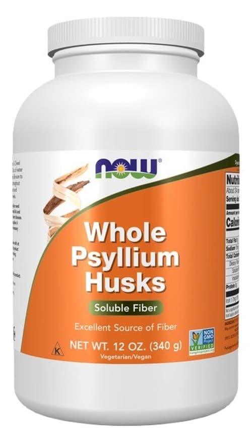 NOW Foods - Psyllium Husks, 227 g powder – NOW Foods packaging