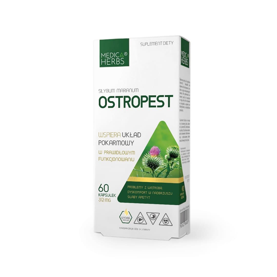 Medica Herbs - Milk Thistle 312mg - 60 kapslar