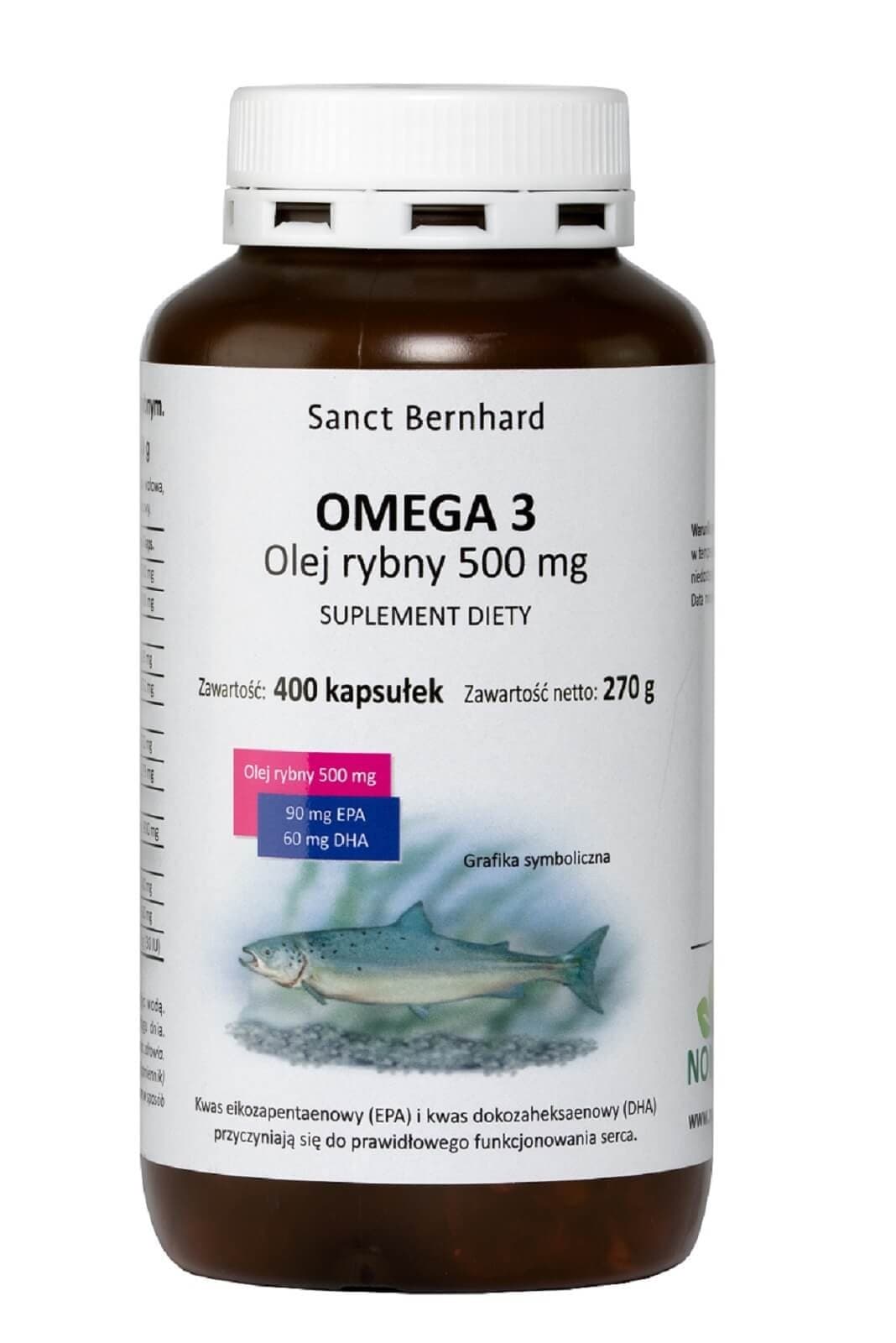 Kräuterhaus Sanct Bernhard - Omega 3 Fish Oil – Kräuterhaus Sanct Bernhard förpackning