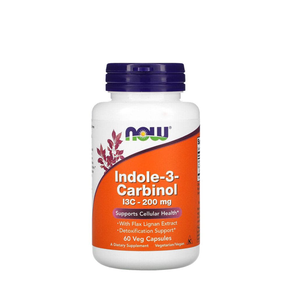NOW Foods - Indole-3-Carbinol 200mg, 60 vegetariska kapslar
