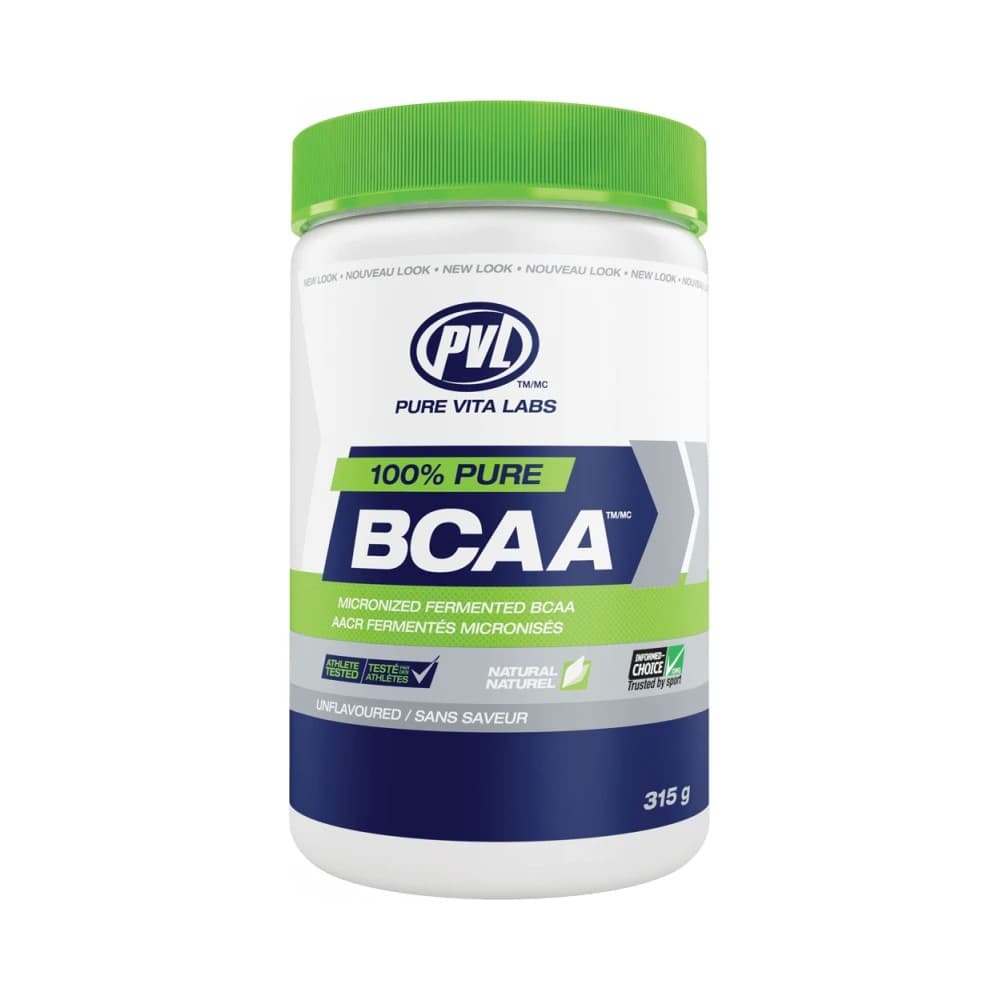 PVL - 100% Pure BCAA - Sans Saveur - 315g – PVL emballage