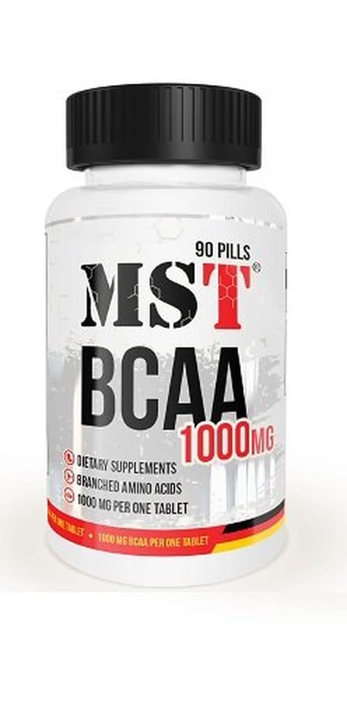 MST - BCAA 1000 - 90 Tablets – packaging