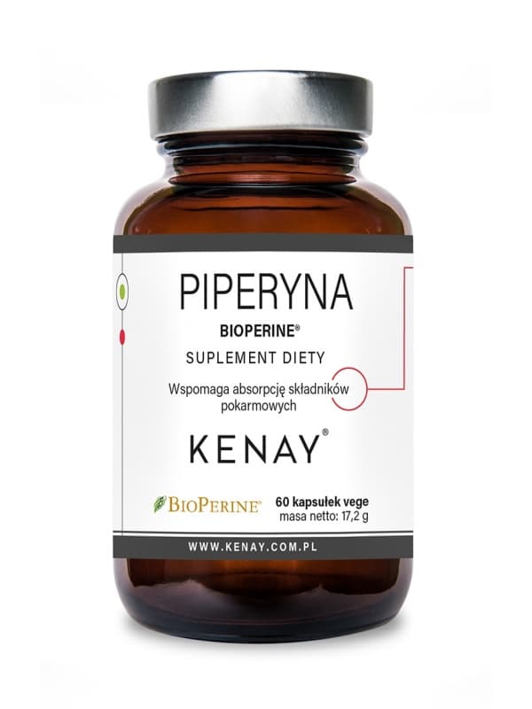 Kenay - Extrait de poivre noir BioPerine® - 60 gélules – emballage