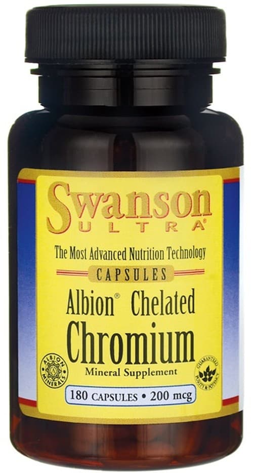 Swanson Albion Chelated Chromium 200mcg - 180 Capsules – Swanson packaging