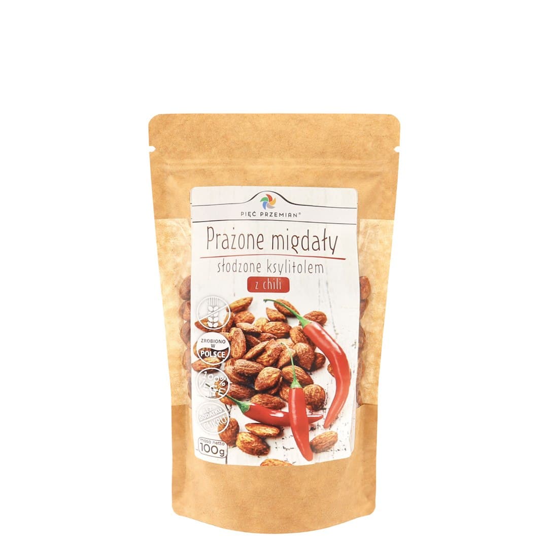 Pięć Przemian - Mandorle tostate con Xylitolo – Pięć Przemian packaging