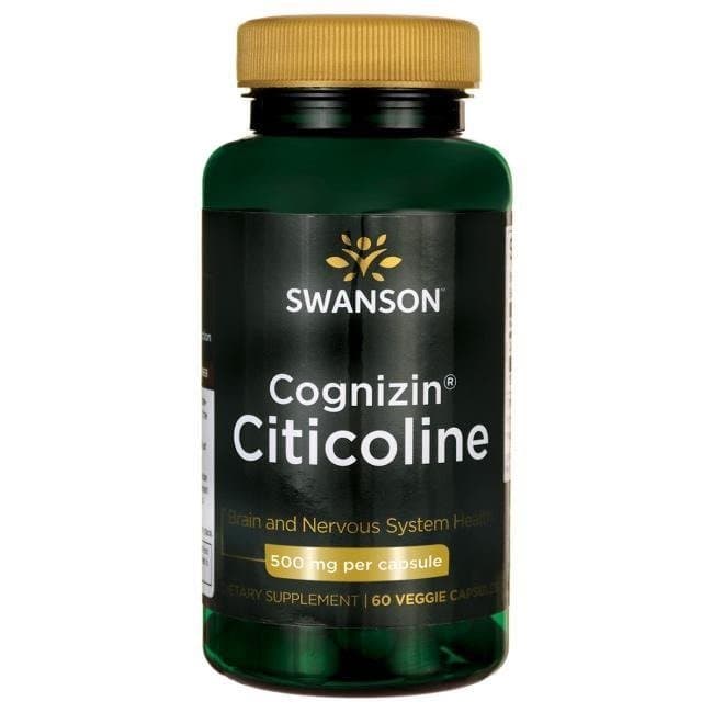 Swanson Cognizin Citicoline 1000 mg - 60 capsules véganes – Swanson emballage