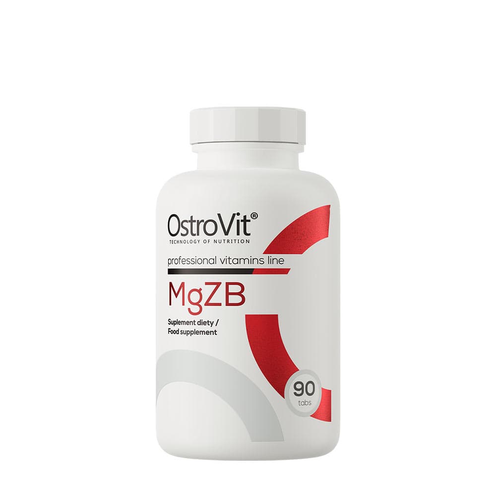 OstroVit Magnesium Zinc B - 375 mg magnesium, 15 mg zink & vitamin B6, 90 tabletter