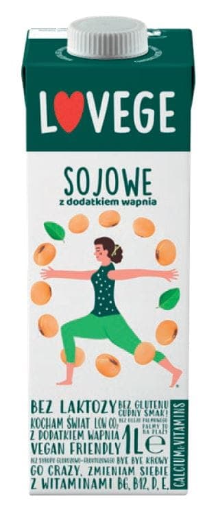 Sante Napój Lovege Sojowy z Wapniem 1l | San – LOVEGE emballage