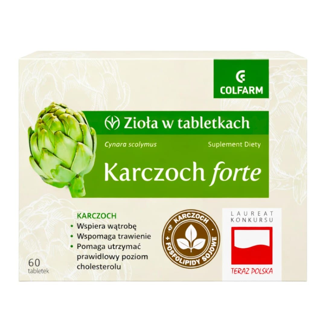 Colfarm - Artichoke Forte 60 kapslar – Colfarm förpackning