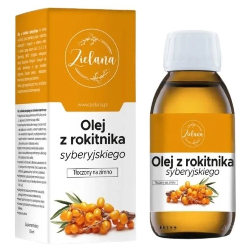 Zielana - Sea Buckthorn Oil - 125ml – Zielana förpackning