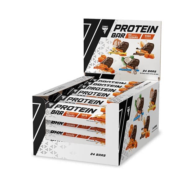 Trec - Protein Bar, Nougat & Caramel - 24 x 46g – Trec förpackning