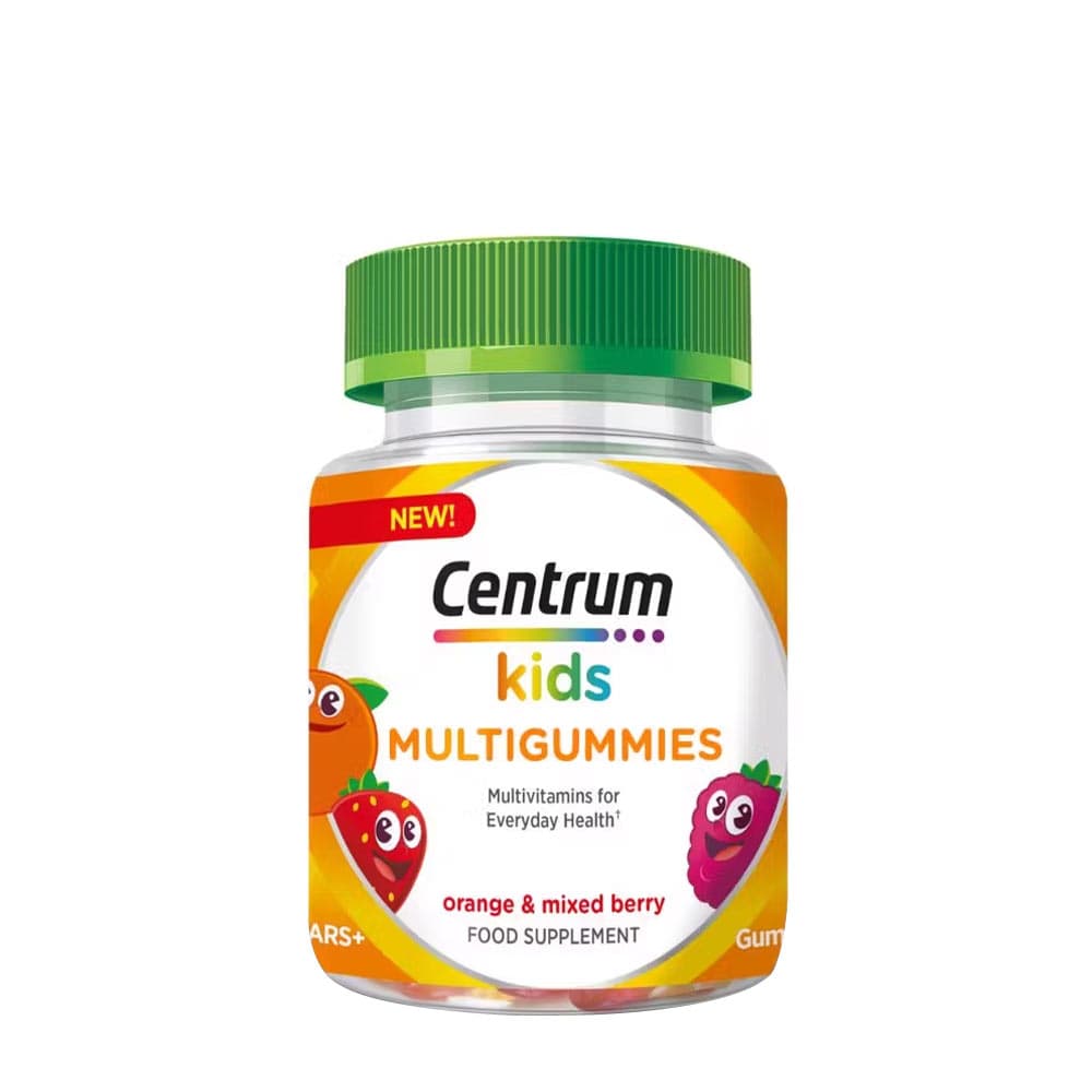 Centrum Kids Multigummies – Apelsin & Blandade Bär – 30 Gummies
