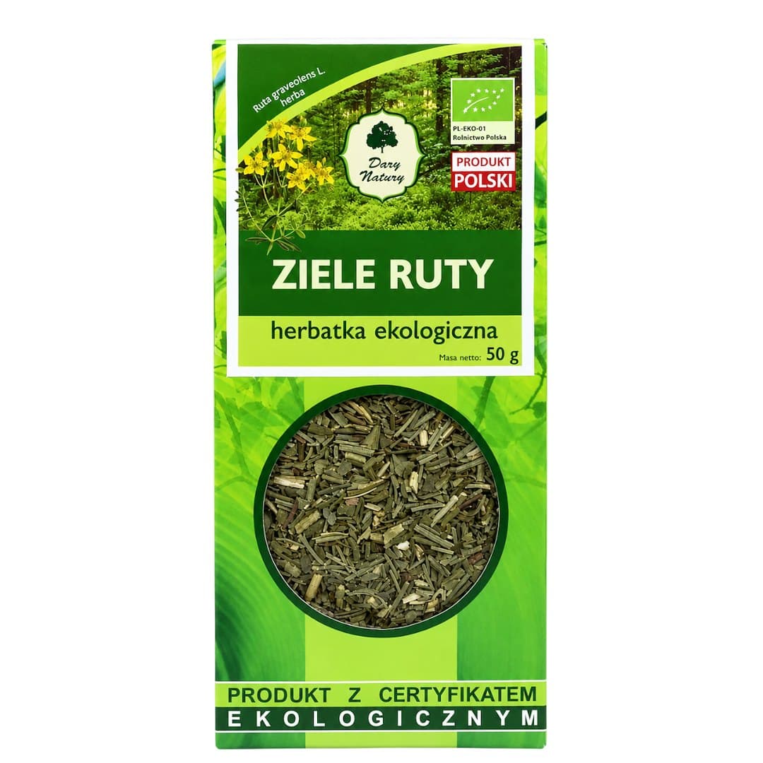 Dary Natury - Ruta ziele BIO 50g – Dary Natury förpackning