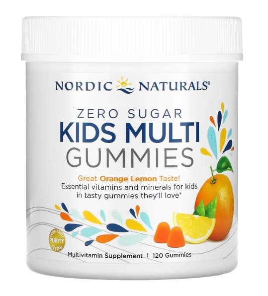 Nordic Naturals - Kids Multi Zero Sugar Orange Lemon - 120 Gummies