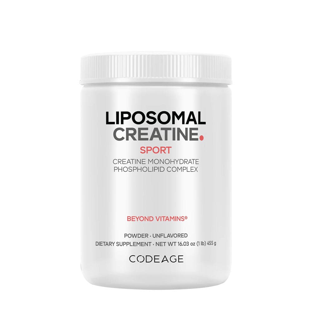 Codeage Liposomal Creatine - 445 g Pulver – Codeage Verpackung