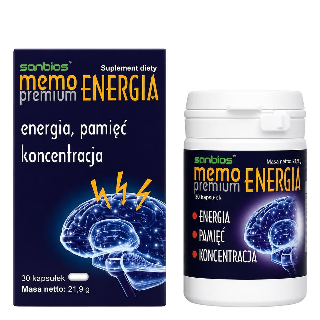 Sanbios - Memo Premium Energia - 30 capsules – Sanbios packaging