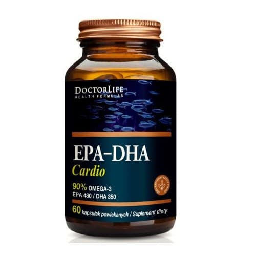 Doctor Life EPA-DHA Cardio Omega-3 60 Kapseln – Doctor Life Verpackung