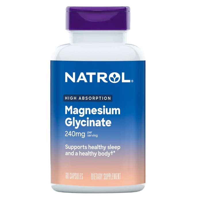 Natrol - High Absorption Magnesium Glycinate - 60 kapslar – Natrol förpackning