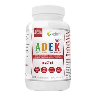 Wish ADEK Forte in MCT Oil 120 softgel capsules