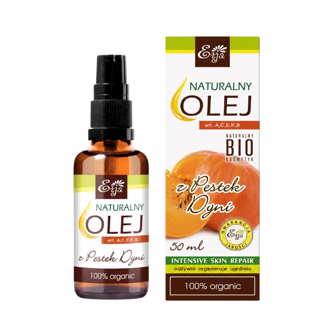 Etja - Organic Pumpkin Seed Oil - 50ml – Etja embalagem