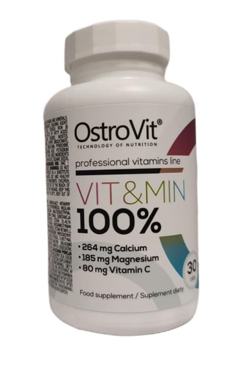 OstroVit Vit&Min 100% - 30 Comprimés – OstroVit emballage