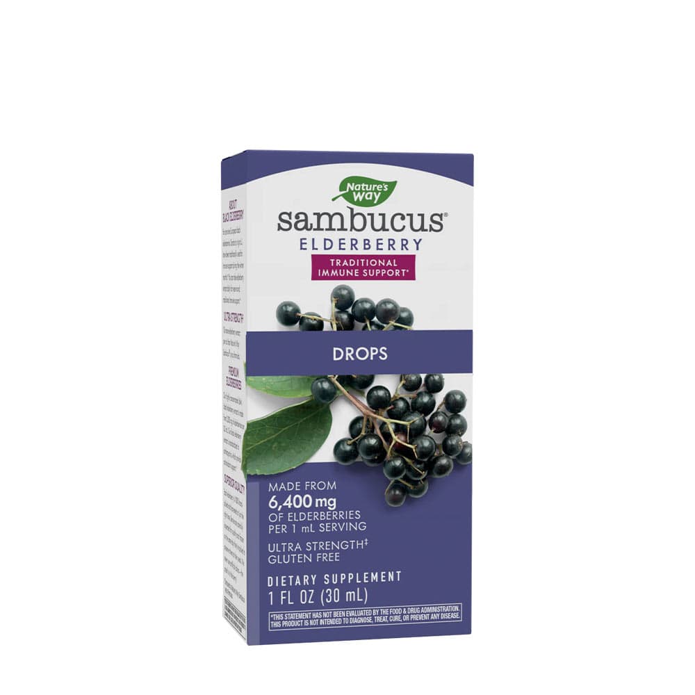 Nature's Way - Sambucus Elderberry - Apoyo inmunológico – Nature's Way empaque