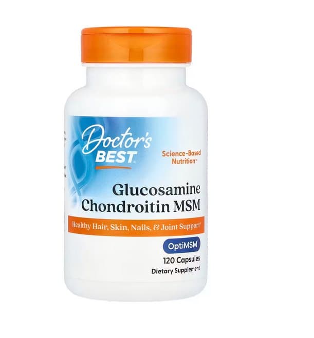 Doctor's Best - Glucosamine Chondroitin MSM 360 kapslar – Doctor's Best förpackning