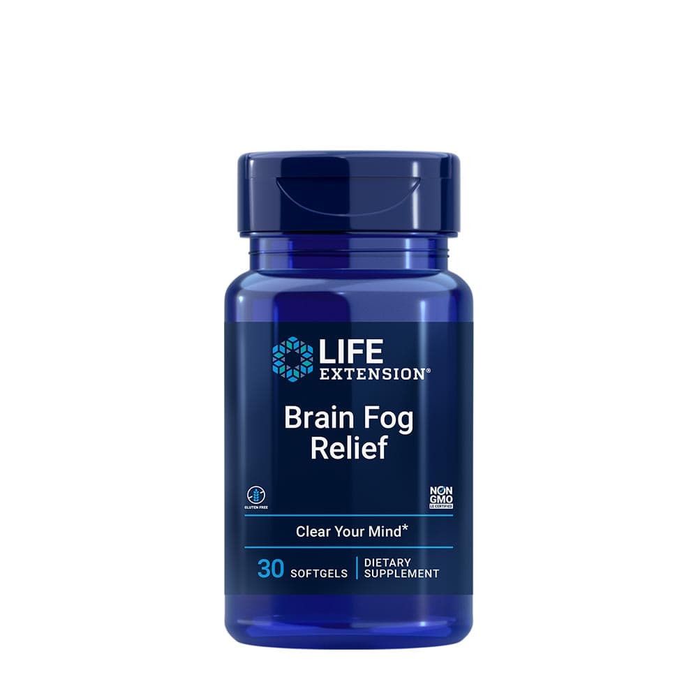 Life Extension Brain Fog Relief 300 mg - 30 Soft Capsules – Life Extension packaging
