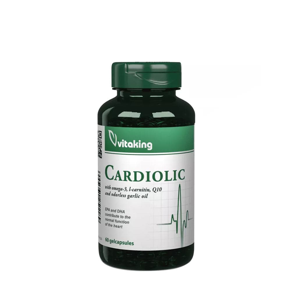 Vitaking - Cardiolic - 60 Gelcapsules – Vitaking förpackning