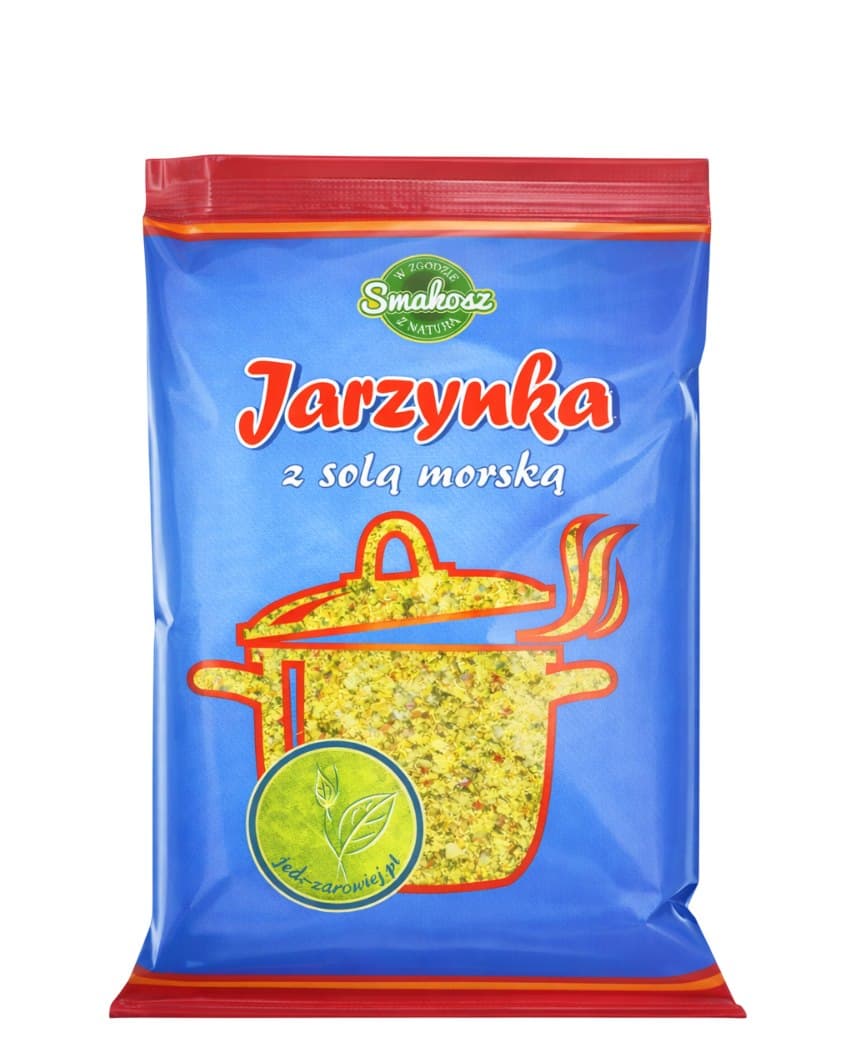 Smakosz Gemüsebrühe mit Meersalz 250g – Smakosz Verpackung