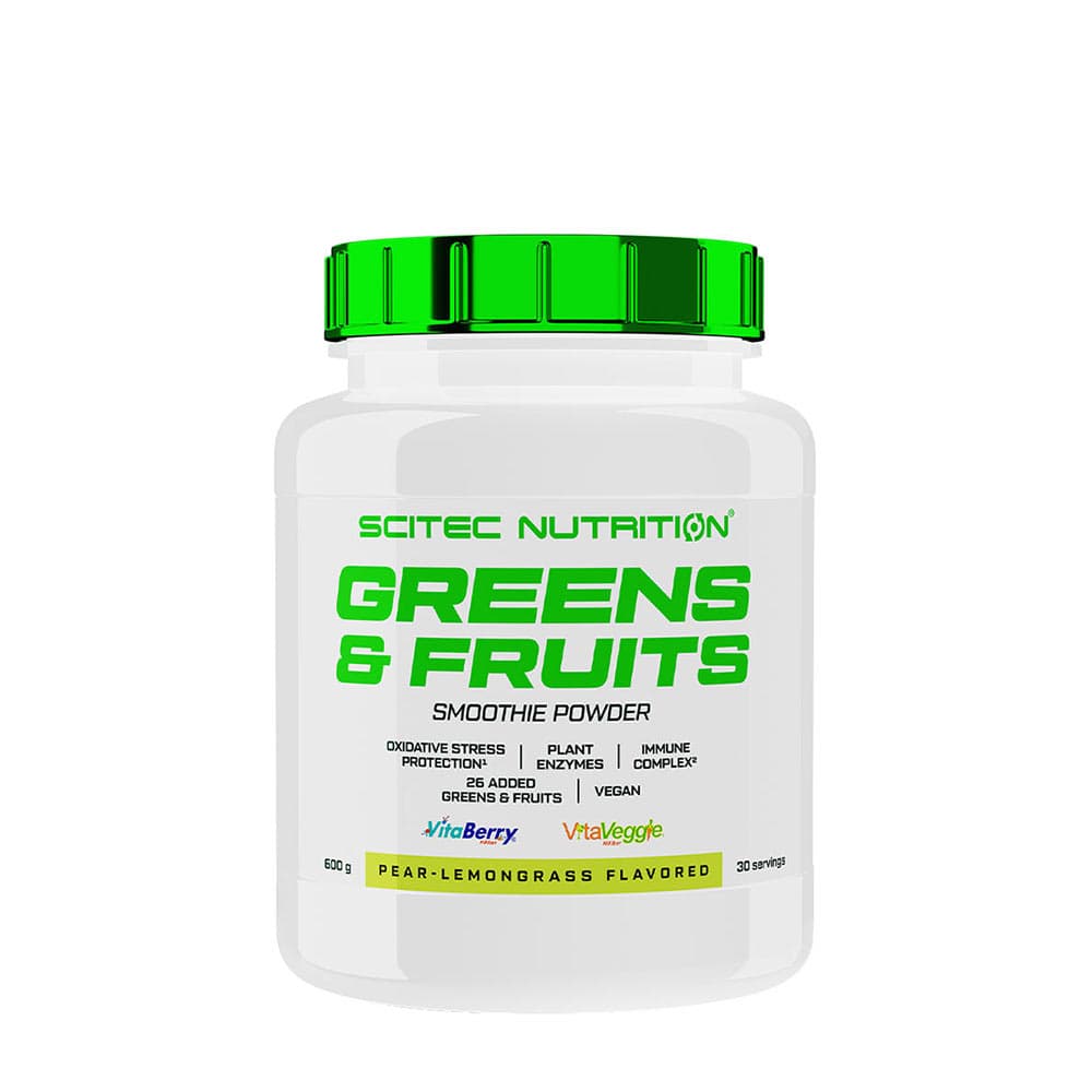 Scitec Nutrition Greens & Fruits Pulver 600g – Scitec Nutrition förpackning