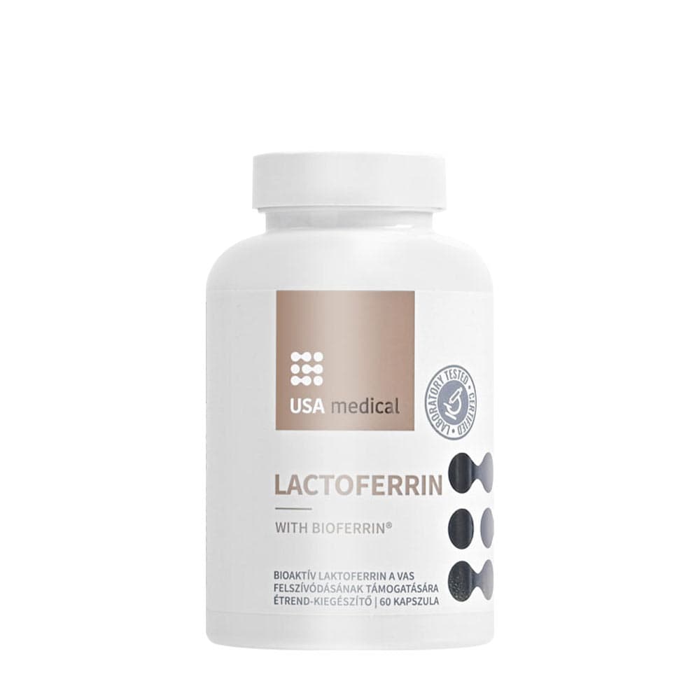 Usa Medical Lactoferrin With Bioferrin - 60 Capsules – Usa Medical emballage