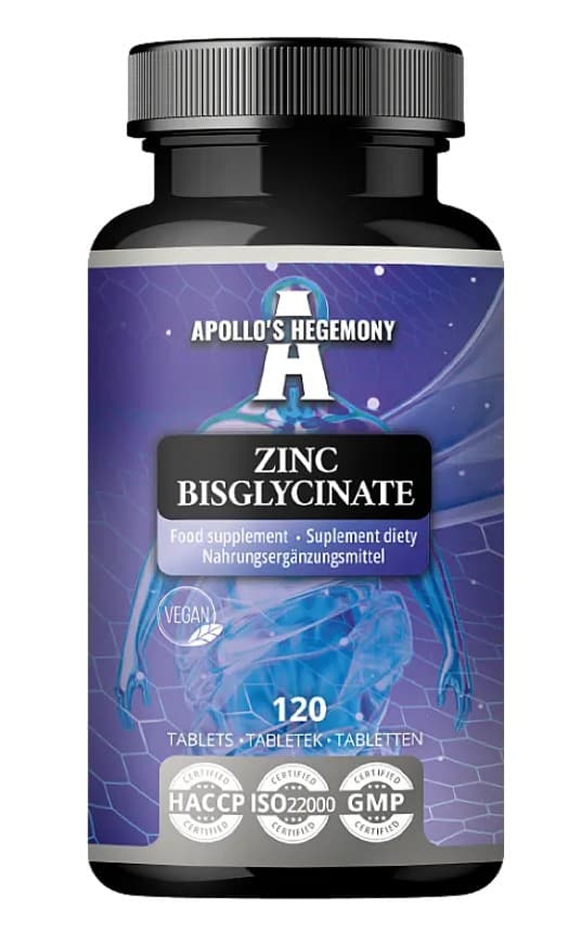 Apollo'S Hegemony - Zinc Bisglycinate 30 Capsules – Apollo'S Hegemony packaging