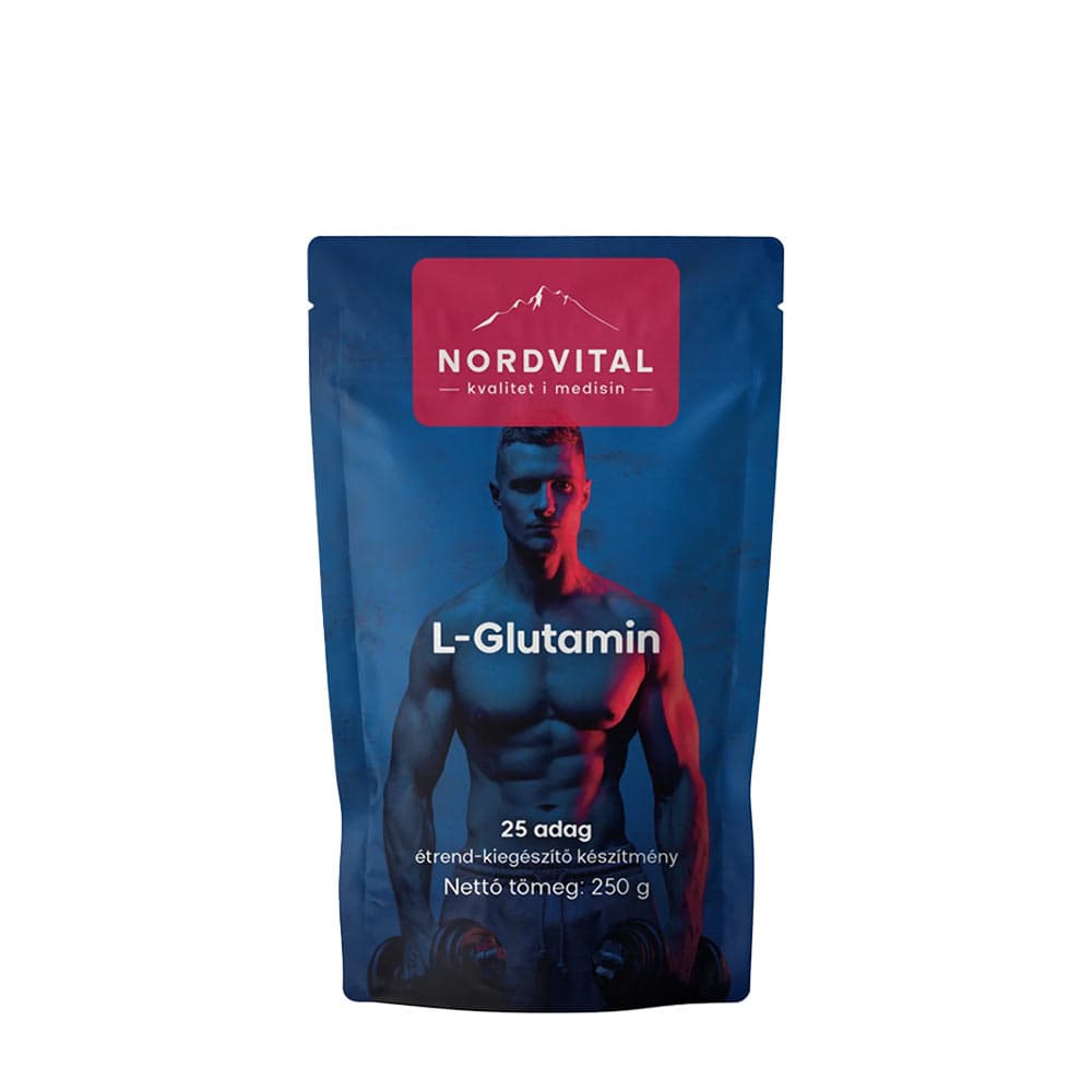 Nordvital L-Glutamine - 250 g – Nordvital Verpackung