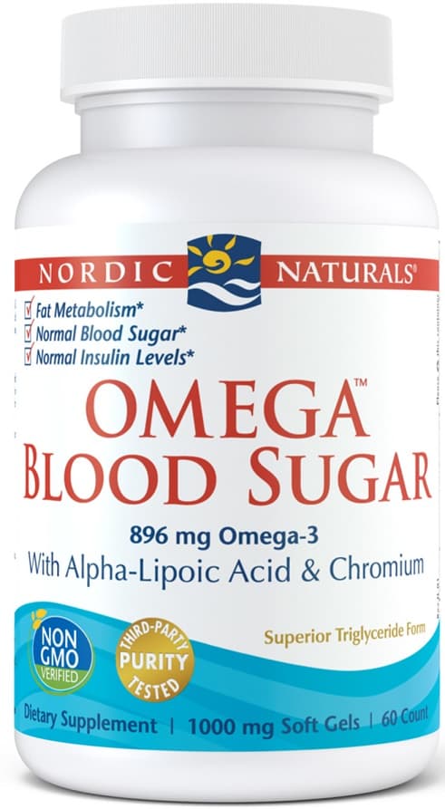 Nordic Naturals - Omega Blood Sugar, 896mg - 60 Sgels – Nordic Naturals verpakking