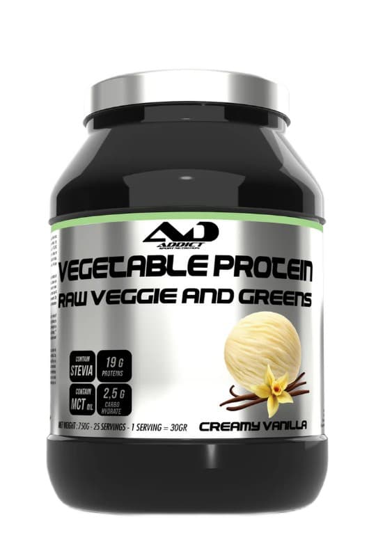 Addict Sport Nutrition (ADD) - Vegetable Protein Raw Veggie and Greens – Addict Sport Nutrition packaging