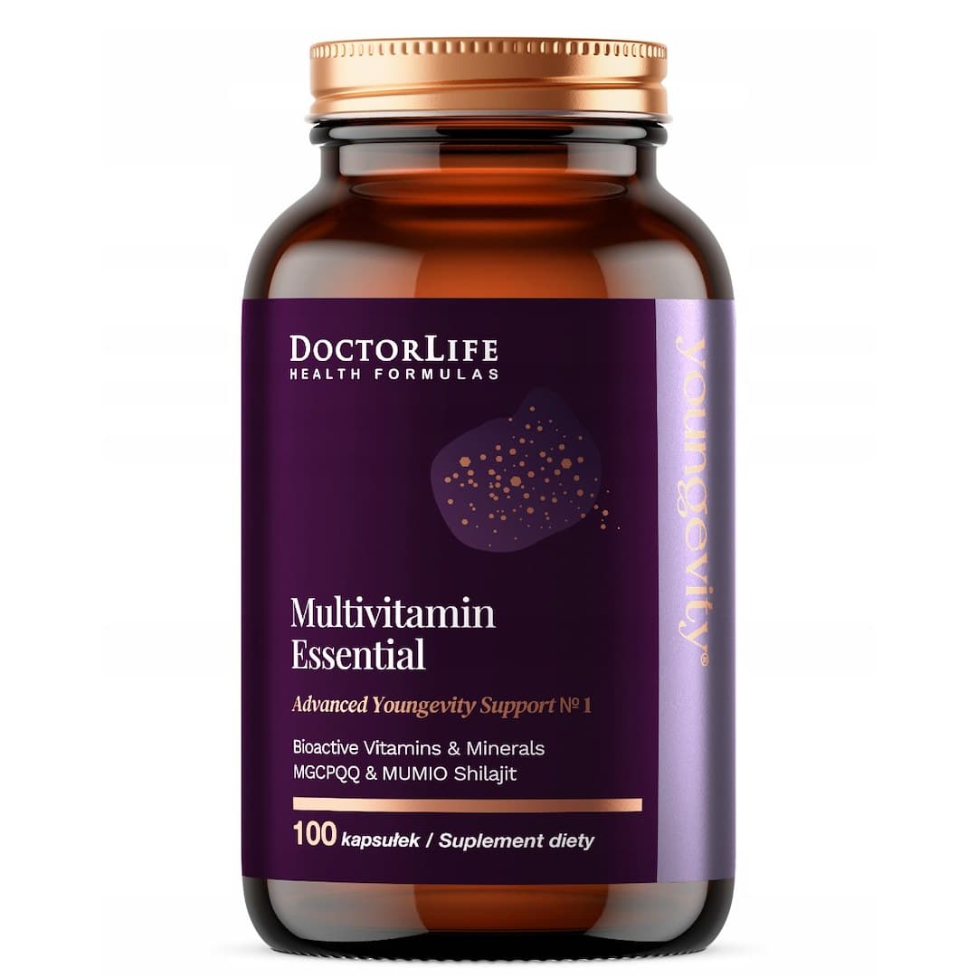 Doctor Life Multivitamin Essential z PQQ 100 kapslar – Doctor Life förpackning