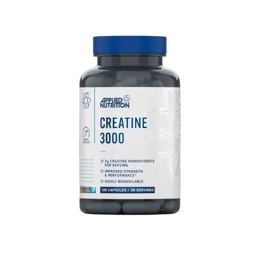 Applied Nutrition Creatine 3000 – 120 cápsulas – Applied Nutrition embalagem