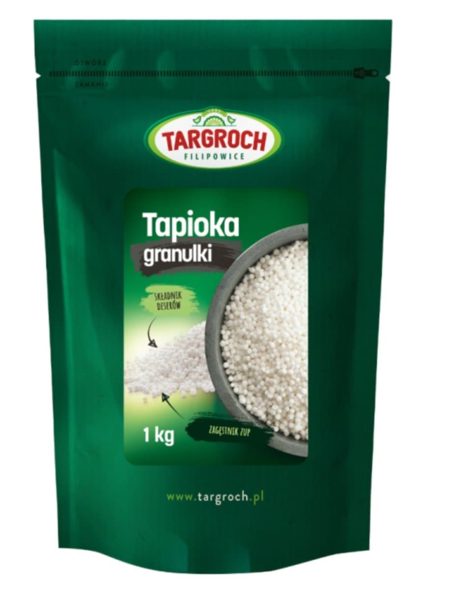 Targroch - Tapioka granulki - Kassavastärkelse – Targroch packaging