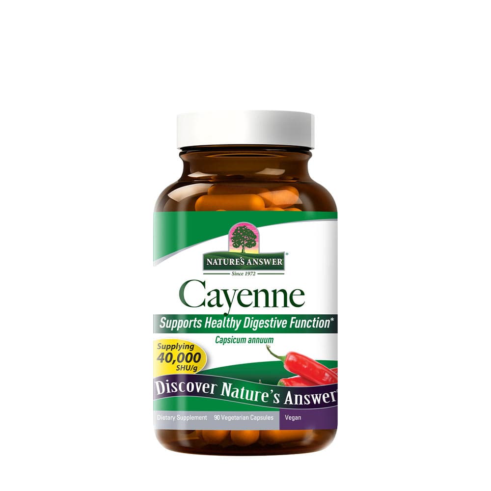 Nature's Answer Cayenne - 90 capsules végétales – Nature's Answer packaging