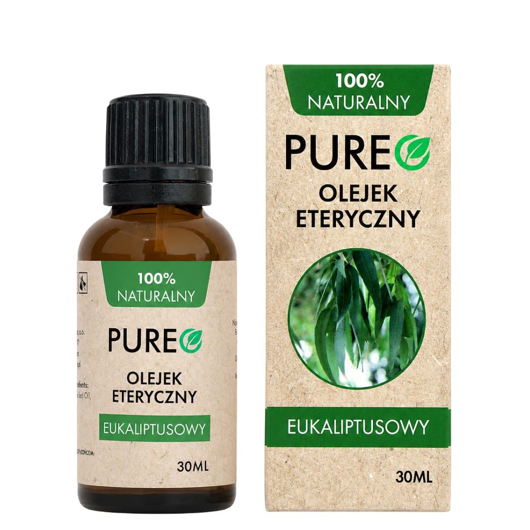 Pureo - Natural Eucalyptus Essential Oil 30ml – Pureo packaging